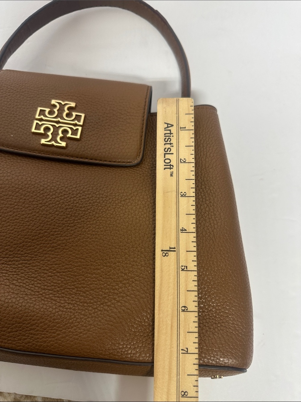 Tory Burch Britten  Leather Top-Handle Satchel-Crossbody Bag - Picture 7 of 16